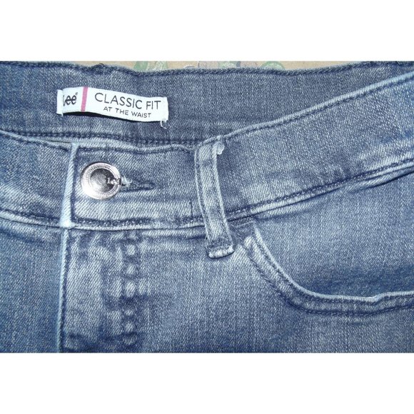 Lee Classic Fit At The Waist 10 x 31.5" Jeans NO SIZE LABEL studded pockets - Picture 3 of 8